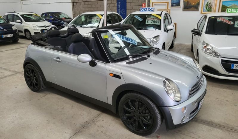 AUTOMATIC Mini Cooper 1.6, year 2006, 134,000km, power soft top music, air-conditioning, automatic gears 7,995e.