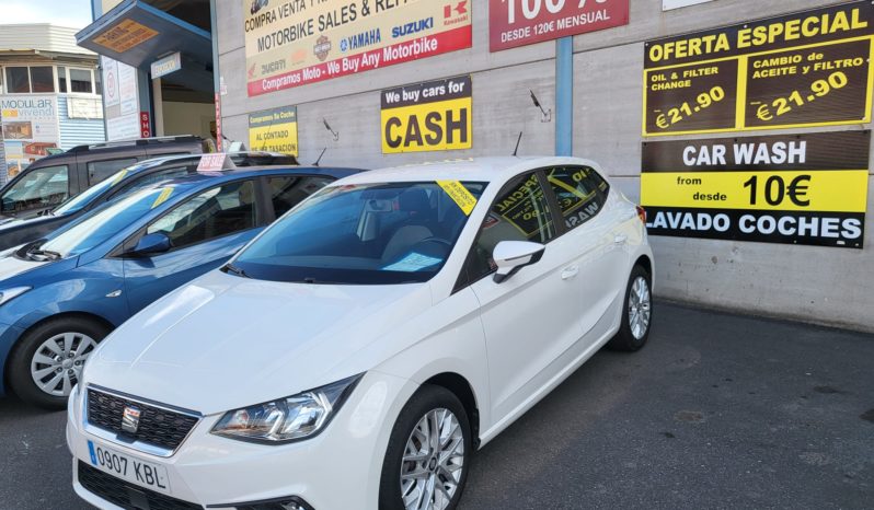 Seat Ibiza, year 2017, one owner with 111,000km, music, phone pack, air conditioning etc, 1 year guarantee, asking 10,995e. 100%no deposit finance available. Tel 922 736451