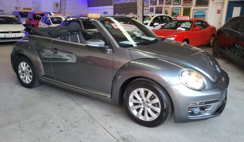 VW Beetle 1.2 TSi, year 2016, one owner with 98,000km, power folding soft top, music, air-conditioning etc, sold with 1 year guarantee, asking 17,995e. 100% no deposit finance available. Tel 922 736451