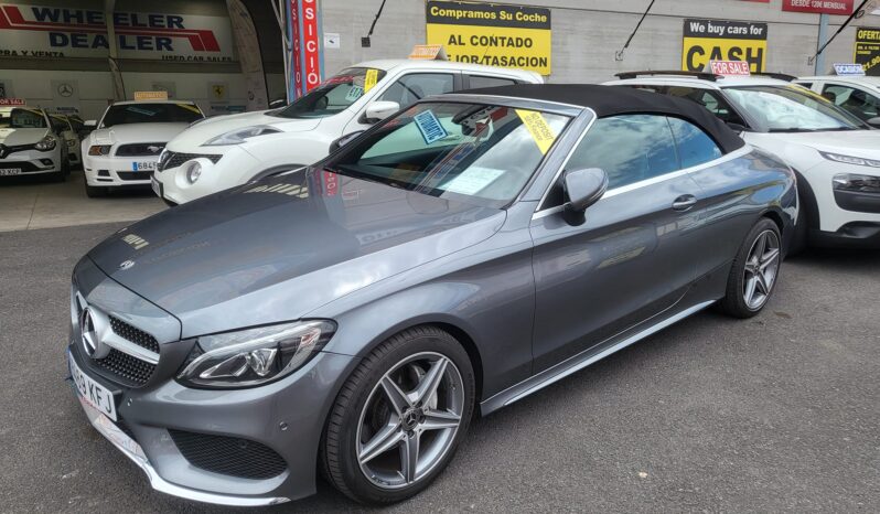 Mercedes C200 cabriolet, AMG pack, year 2017, only 49,000km, music, air-conditioning etc, sold with 1 year guarantee, asking 34,995e. 100% no deposit finance available. Tel 922 736451